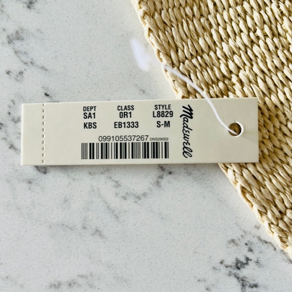 Madewell x Biltmore Rickrack Straw Hat - Picture 8 of 9